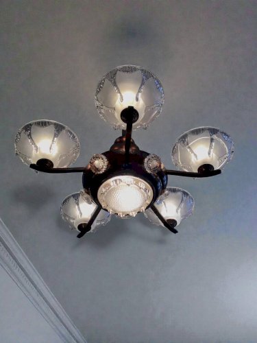 Suspension Art déco Ezan