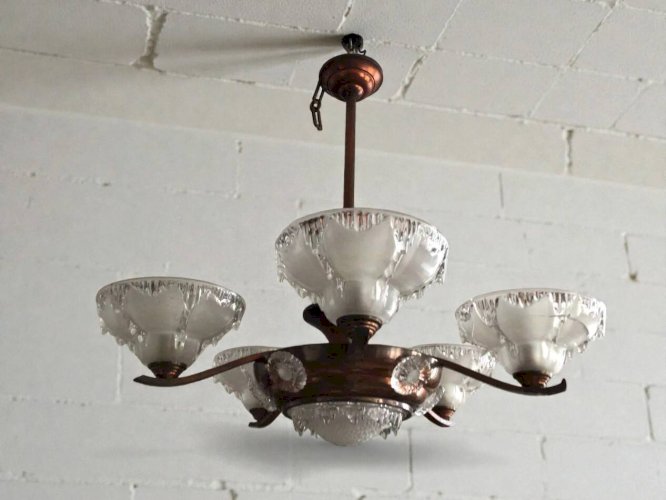 Suspension Art déco Ezan