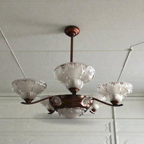 Suspension Art déco Ezan