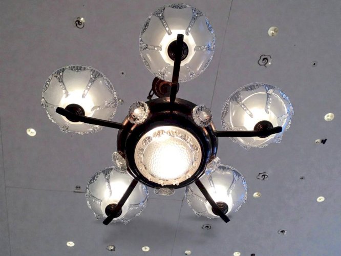 Suspension Art déco Ezan