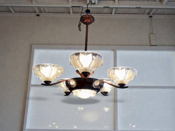 Suspension Art déco Ezan