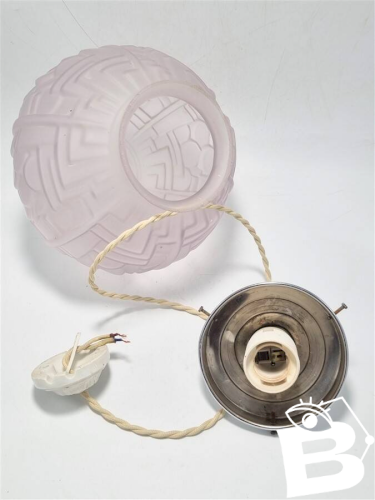 Suspension art déco