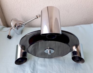 Suspension chromé 70's