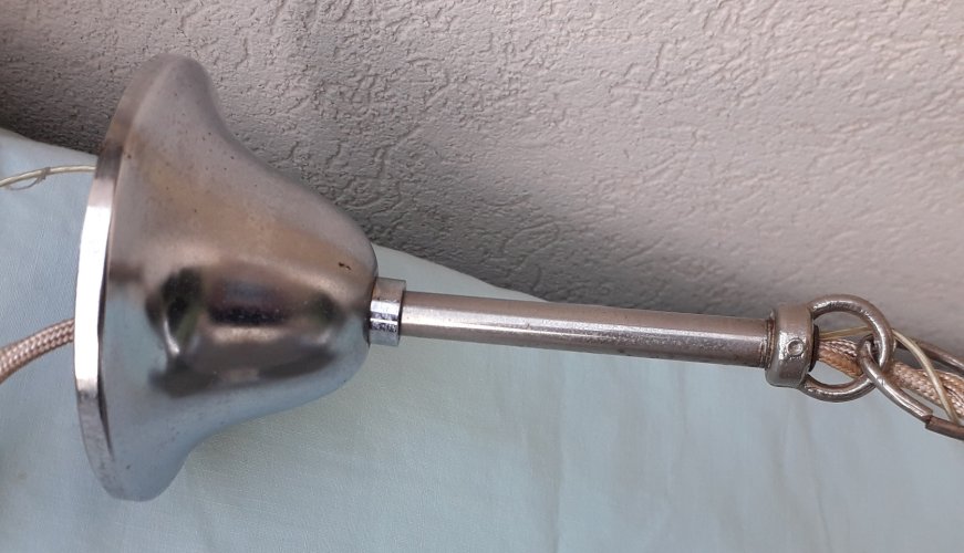 Suspension chromé 70's