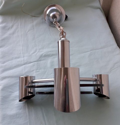 Suspension chromé 70's