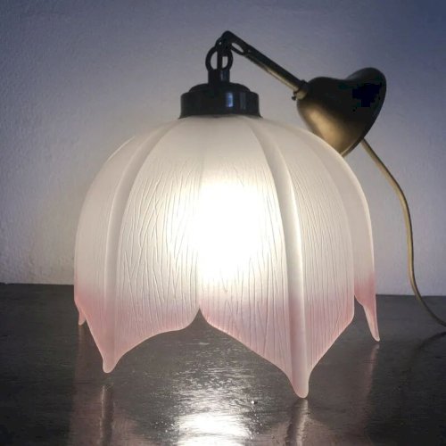 Suspension corolle vintage