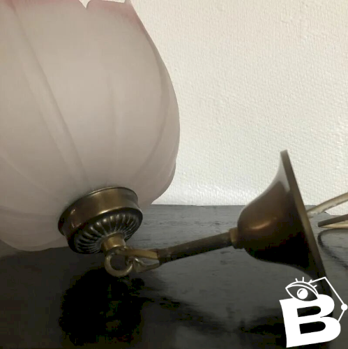 Suspension corolle vintage