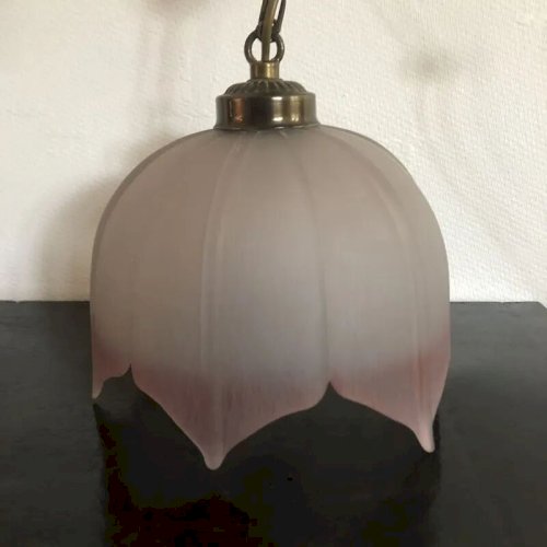 Suspension corolle vintage