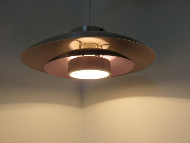 SUSPENSION DANOISE EN ALUMINIUM ANNEES 60 70 VINTAGE