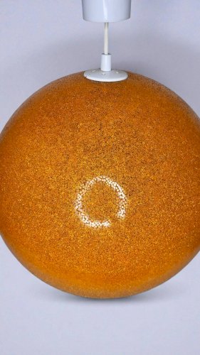 Suspension des années 60-70 / globe en perspex