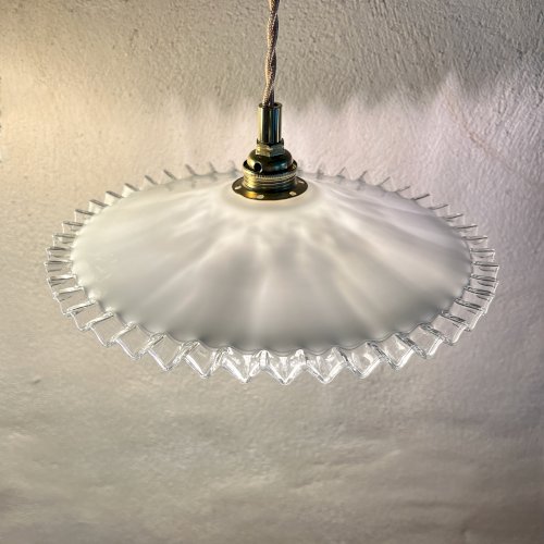 suspension double globe vintage