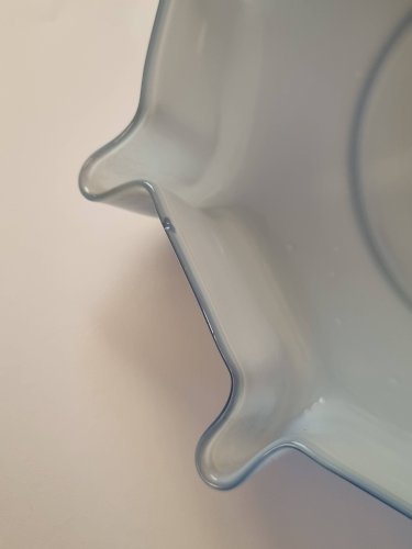 Suspension en opaline bleue