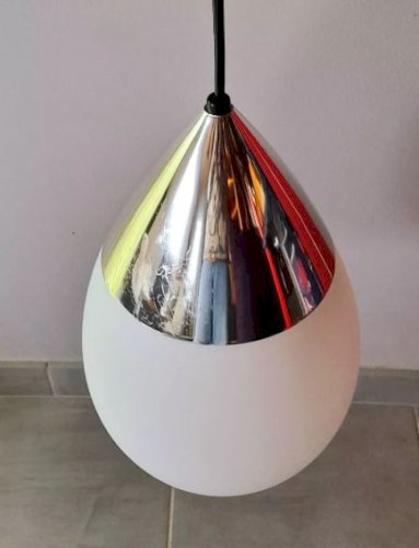 Suspension en opaline Limburg, modèle Drop 1970