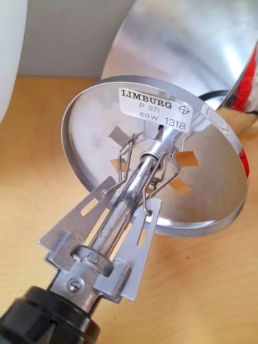 Suspension en opaline Limburg, modèle Drop 1970