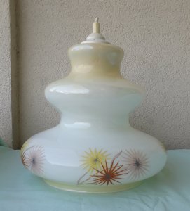 Opaline pendant light