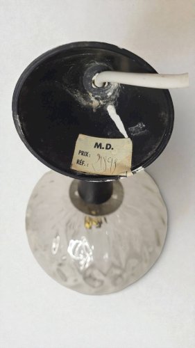 Suspension en verre, années 1960