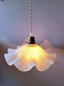 Suspension en verre de Clichy 