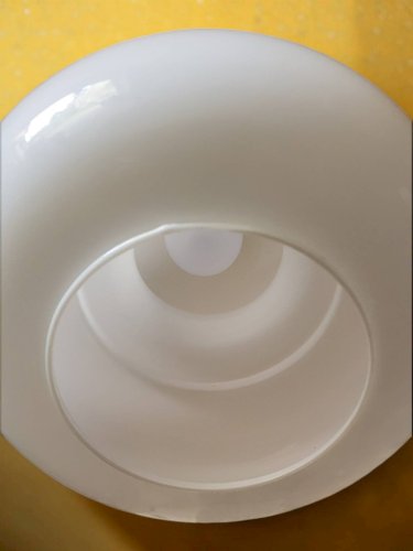 Suspension en verre opalin 1970s