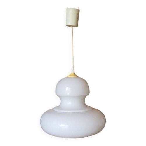 Suspension en verre opalin 1970s