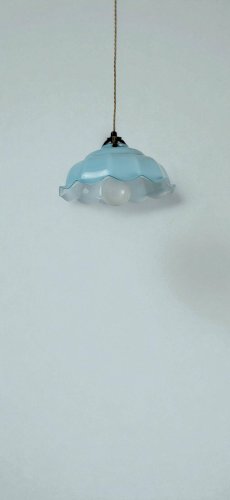 Suspension en verre opalin