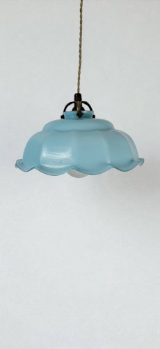 Suspension en verre opalin