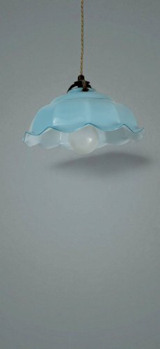 Suspension en verre opalin