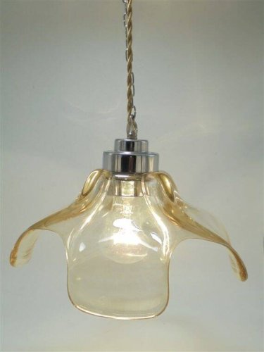 Suspension en verre or