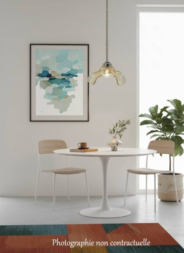 Suspension en verre or