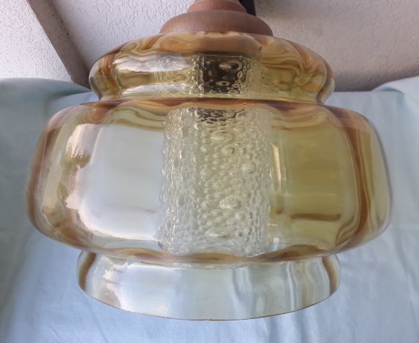 Suspension en verre style scandinave