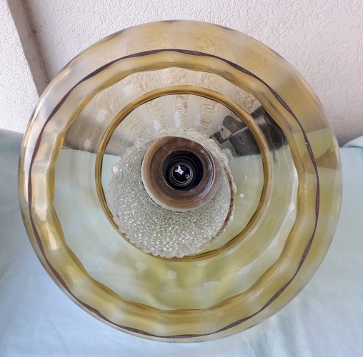 Suspension en verre style scandinave
