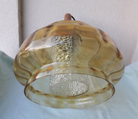 Suspension en verre style scandinave