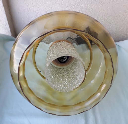 Suspension en verre style scandinave