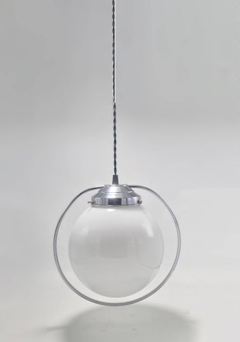 Suspension globe opaline