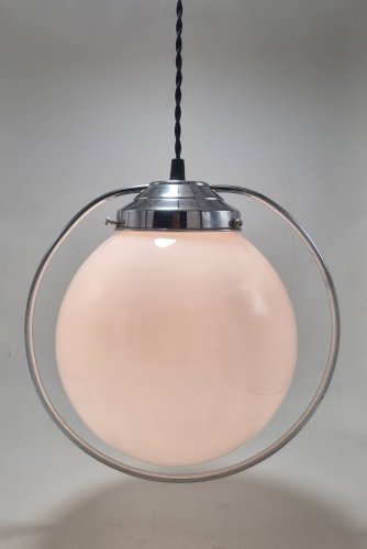 Suspension globe opaline