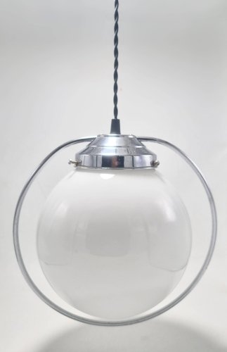 Suspension globe opaline