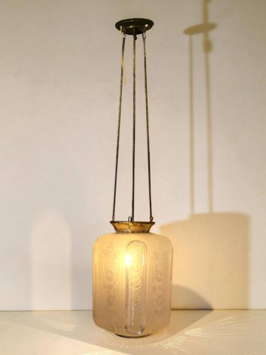 Suspension / Lanterne Art déco