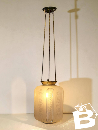 Suspension / Lanterne Art déco