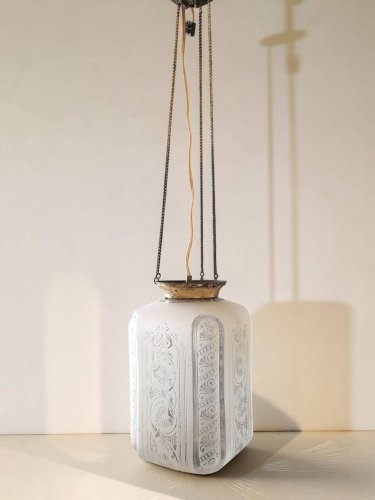 Suspension / Lanterne Art déco