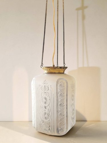 Suspension / Lanterne Art déco