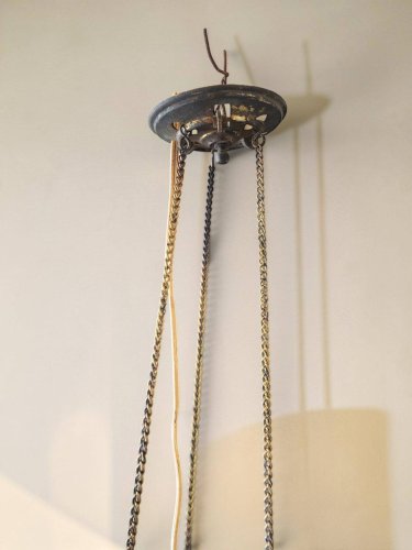 Suspension / Lanterne Art déco
