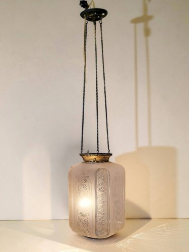 Suspension / Lanterne Art déco
