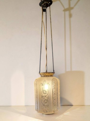 Suspension / Lanterne Art déco