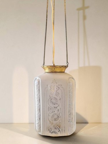 Suspension / Lanterne Art déco