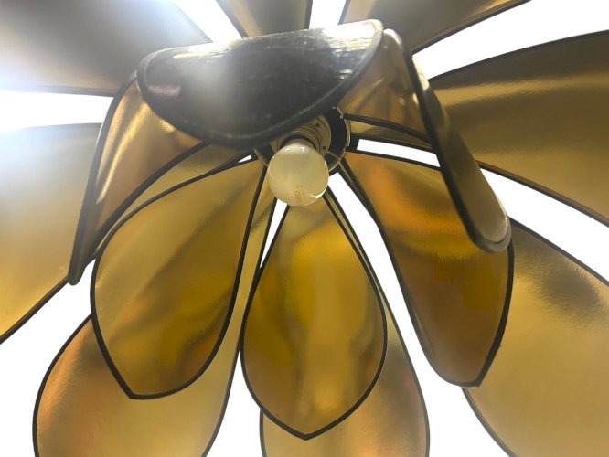 Suspension lotus par Robert de Schuytener