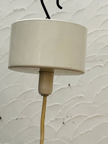 Suspension lustre en osier Ikea vintage, style bohème chic