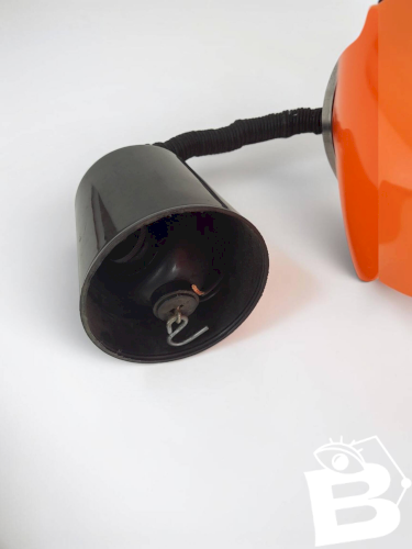 Suspension monte et baisse en verre orange