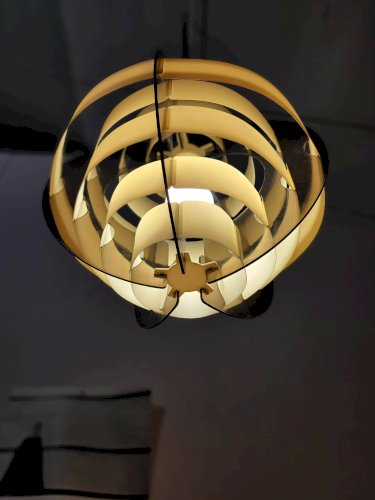 Suspension  sculpturael attribuée à Fleming Brylle et Preben Jacobse