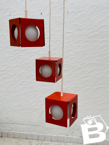 Suspension Space-âge orange