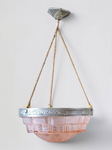 Suspension Vasque Art déco 1920-30