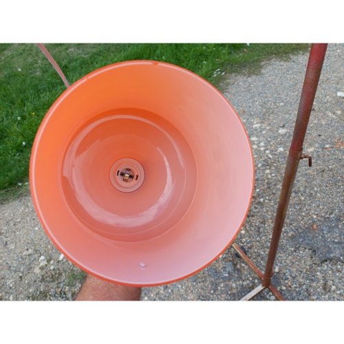 suspension Vintage des Années 70 en Opaline